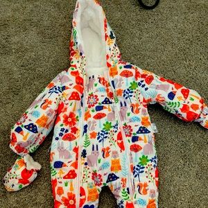 6-9 month girls Winter snow suit